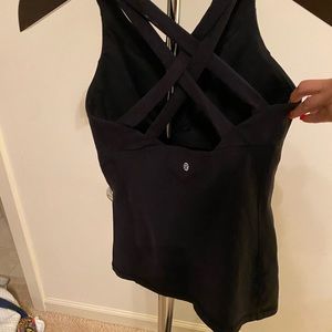 Lululemon Cross Strap Top with padding
